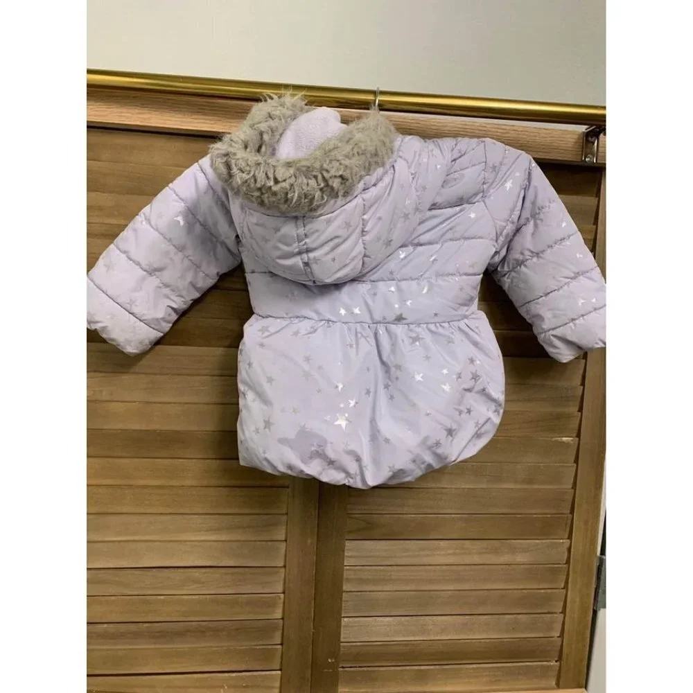 Childrens Place Purple Winter Coat Girls Size 18 months - 24 months